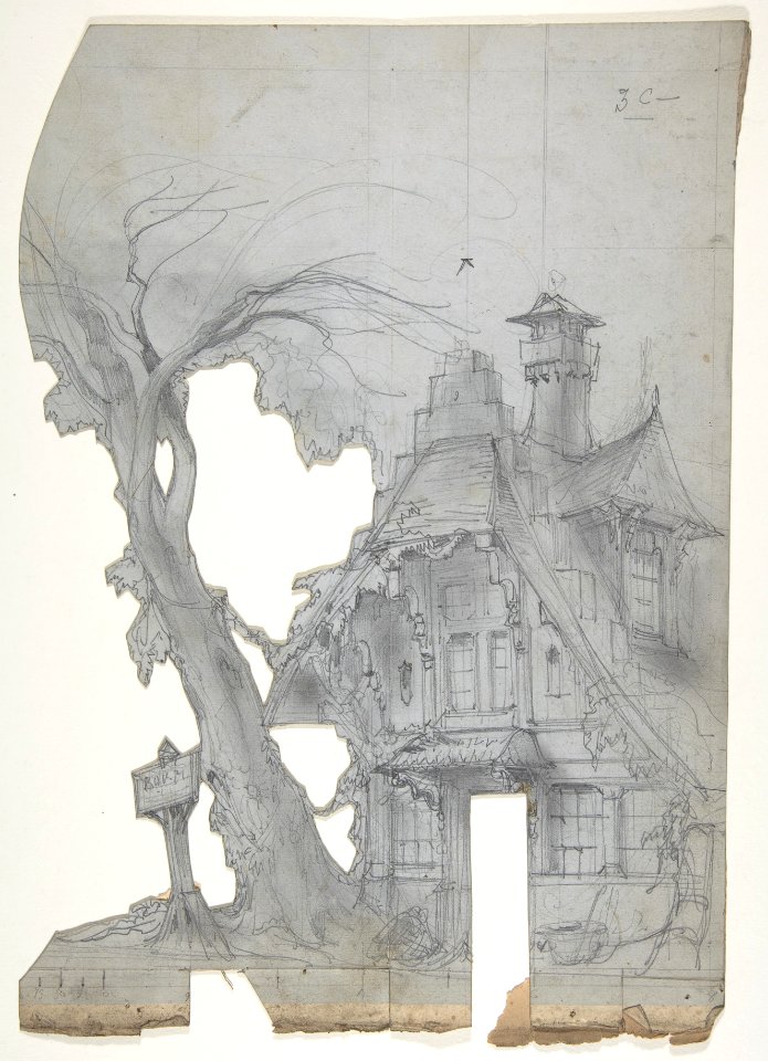 Design for a Stage Set at the Opéra, Paris MET DP810171