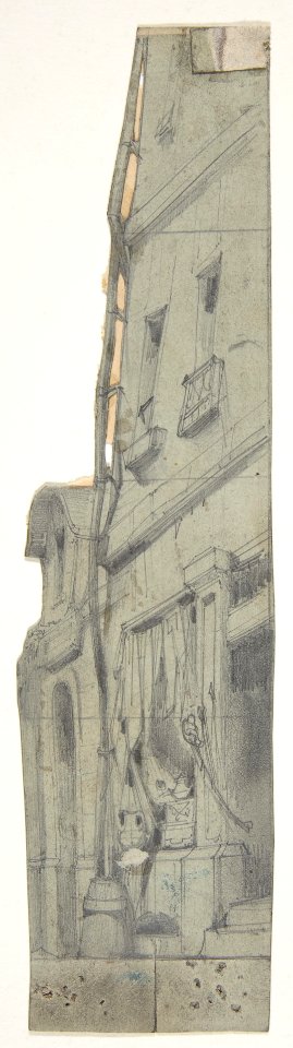 Design for a Stage Set at the Opéra, Paris MET DP810145