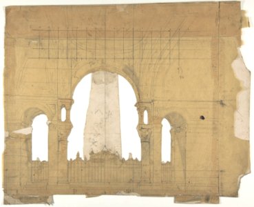 Design for a Stage Set at the Opéra, Paris MET DP810197