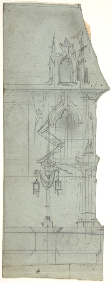 Design for a Stage Set at the Opéra, Paris MET DP810041