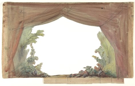 Design for a Stage Set at the Opéra, Paris MET DP810172