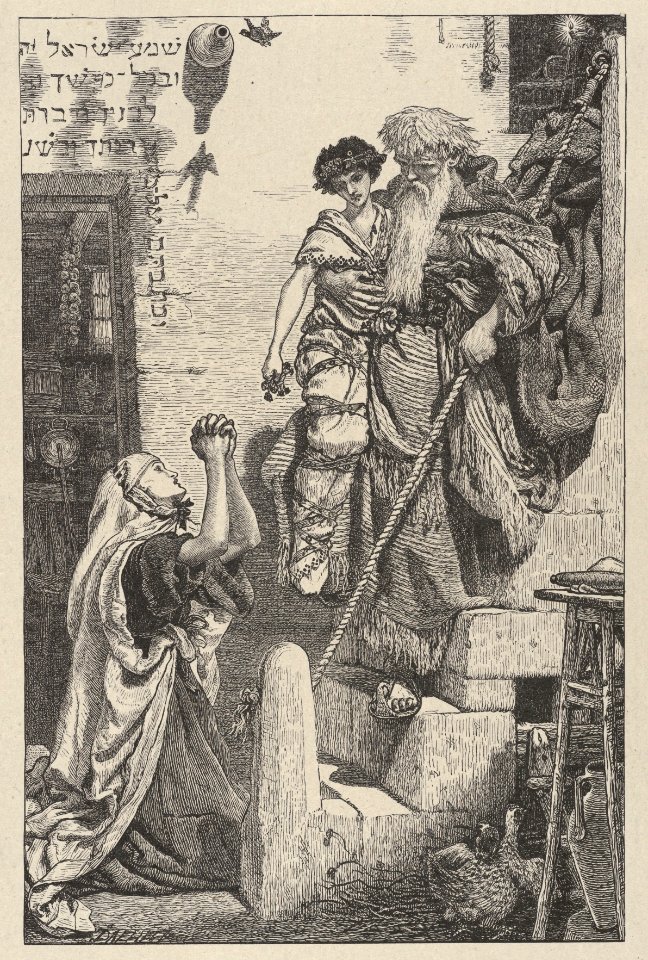 Elijah and the Widow's Son (Dalziels' Bible Gallery) MET DP835717