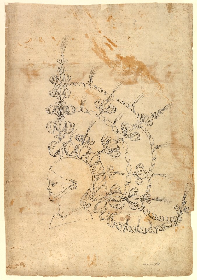 Design for an Armor Helmet with Tournament Headdress MET DP823553