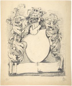 Design for an Armorial Escutcheon MET DP806348
