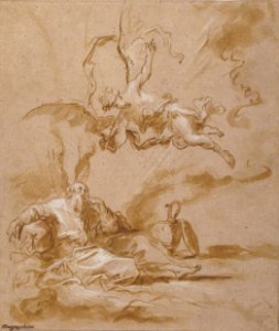 Elijah Visited by an Angel in the Wilderness (1 Kings 19-4-8) MET 53.169