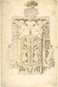 Design for a Wall Fountain MET DP803522
