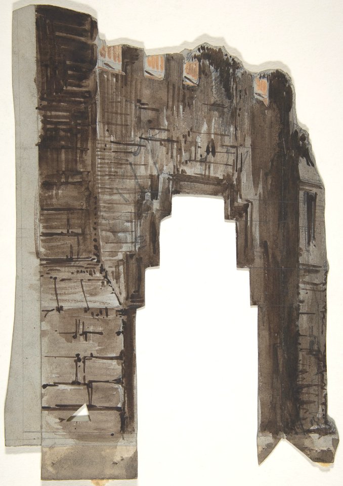 Design for a Stage Set at the Opéra, Paris MET DP810159