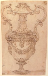 Design for a Vase with Handles, Decorated with a Festoon MET 52.570.292