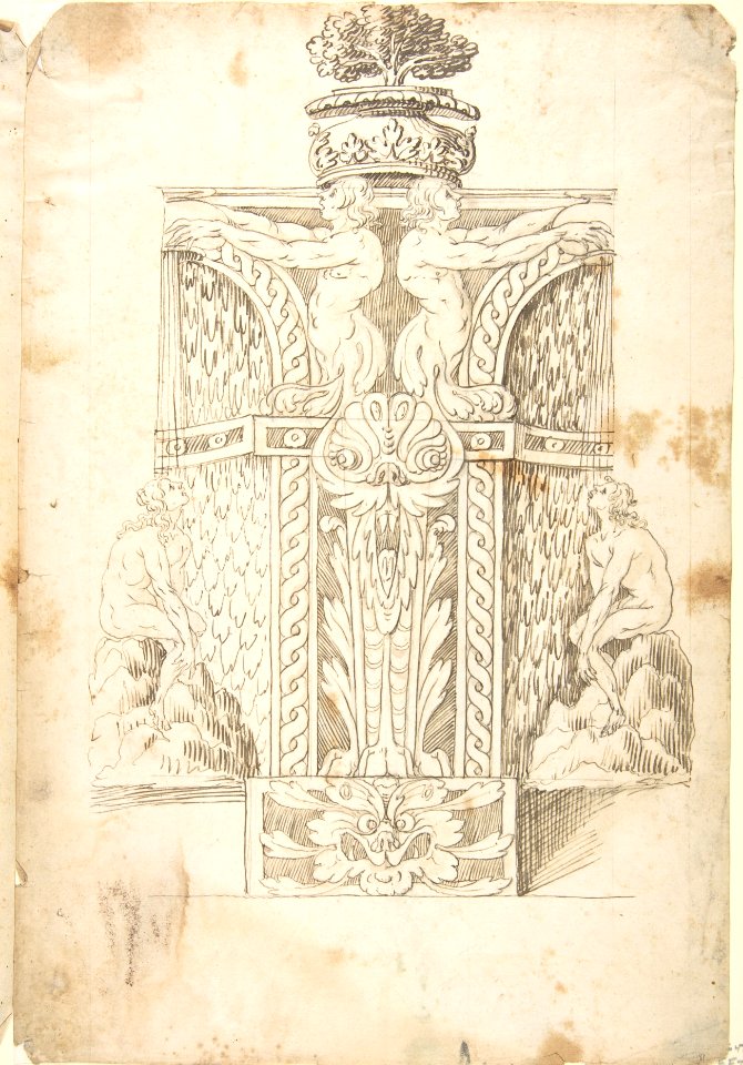 Design for a Wall Fountain MET DP803525