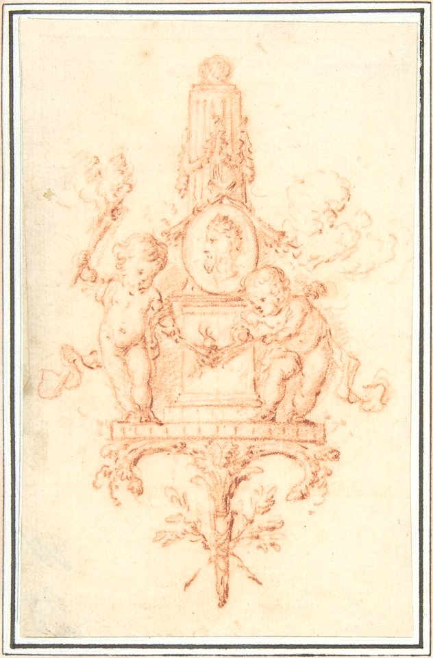 Design for a Wall Monument MET DP805583