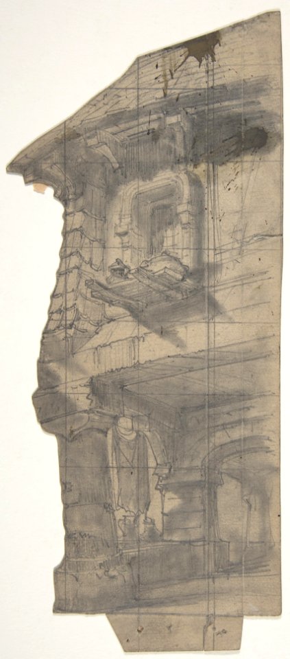 Design for a Stage Set at the Opéra, Paris MET DP810140