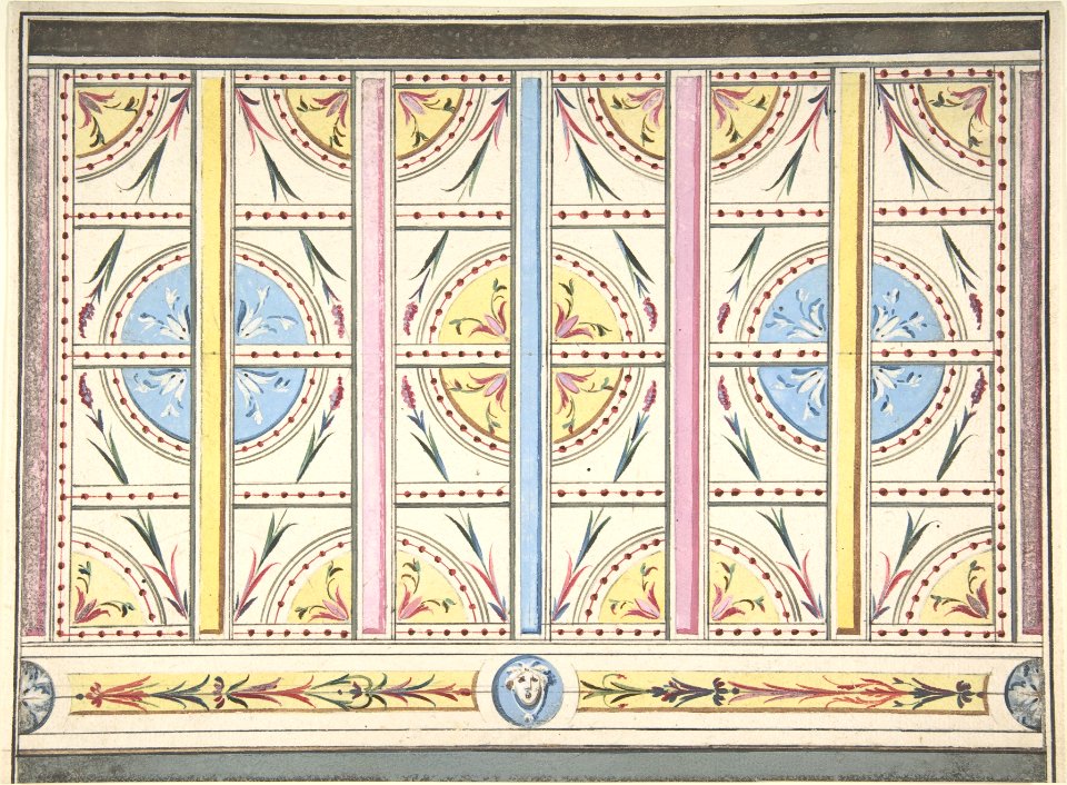 Design for a Wall Decoration MET DP806259