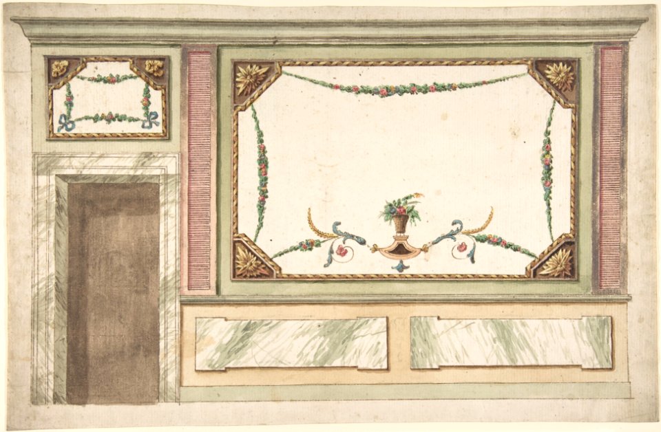 Design for a Wall Decoration MET DP803294