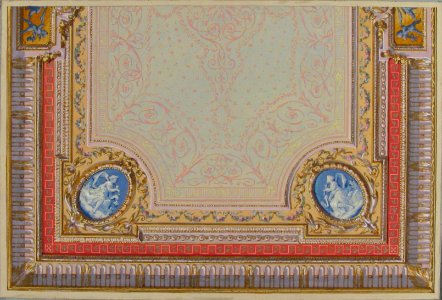 Design for Bedroom Ceiling, Hôtel Hope MET 67.827.110