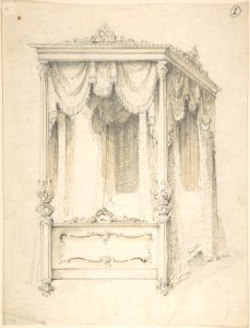 Design for Bed with a Canopy MET DP804462