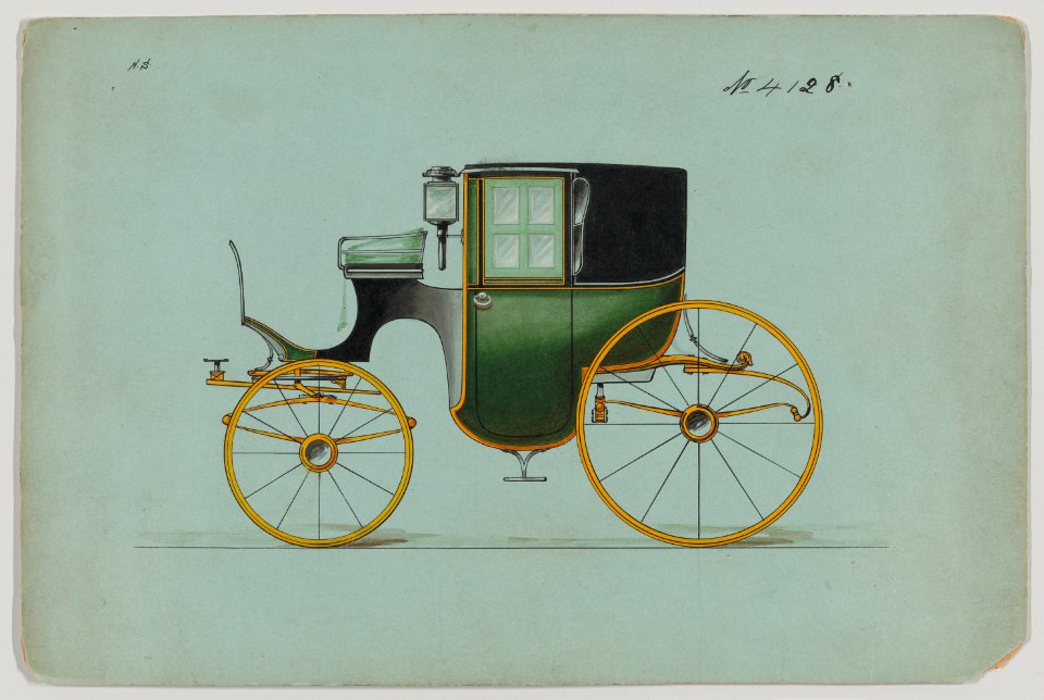 Design for Brougham, no. 4128 MET DP877078