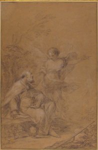 Elijah Visited by an Angel in the Wilderness (I Kings 19-4-8) MET 1982.61