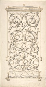 Design for Back of a Sedan Chair MET DP808828