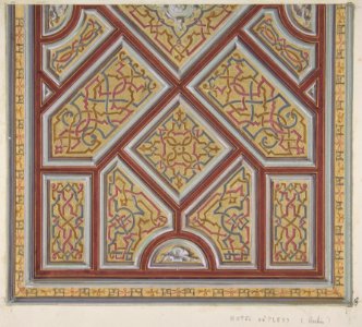 Design for Ceiling Decoration in the Hôtel de Pless, Berlin MET DP811121