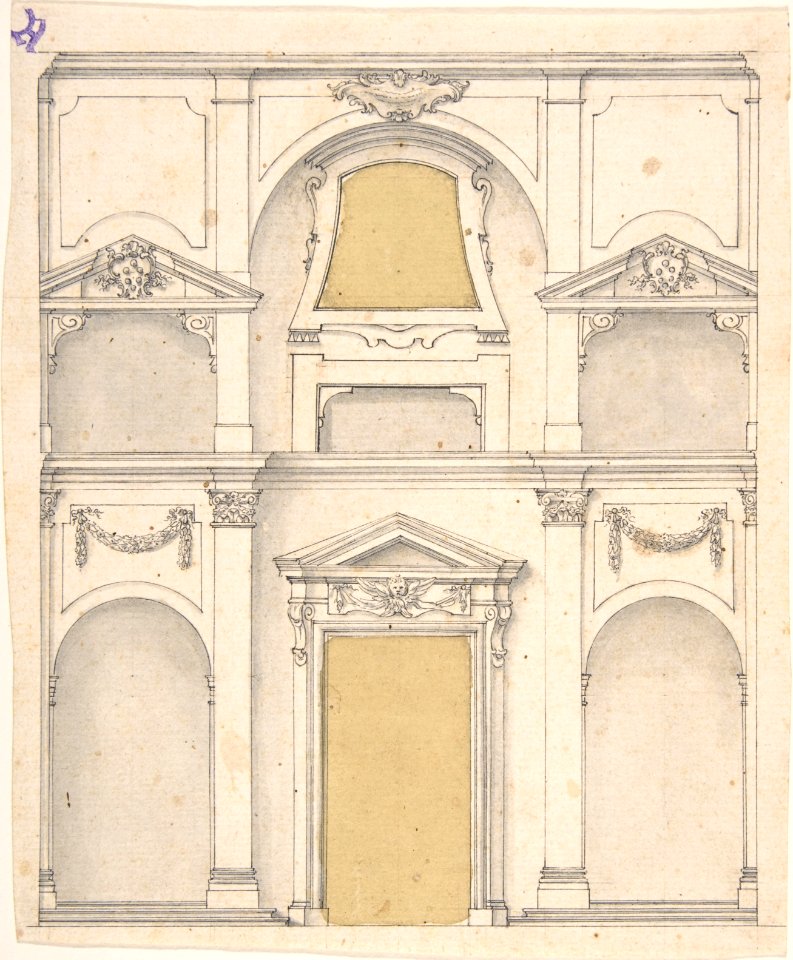 Design for a Wall Elevation over Two Floors MET DP802619