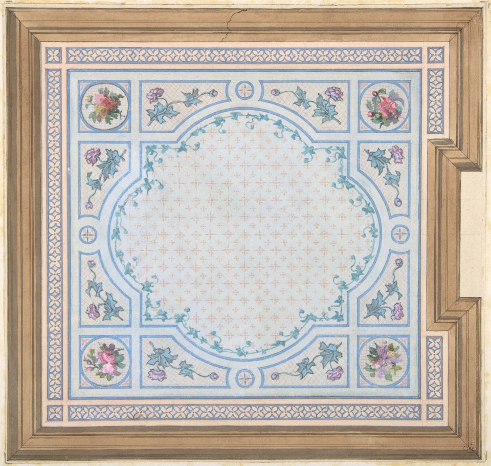 Design for Bathroom Ceiling, Hôtel Cahen d'Anvers MET DP806887