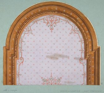 Design for ceiling decoration in a house on the Boulevard Haussmann MET DP811197