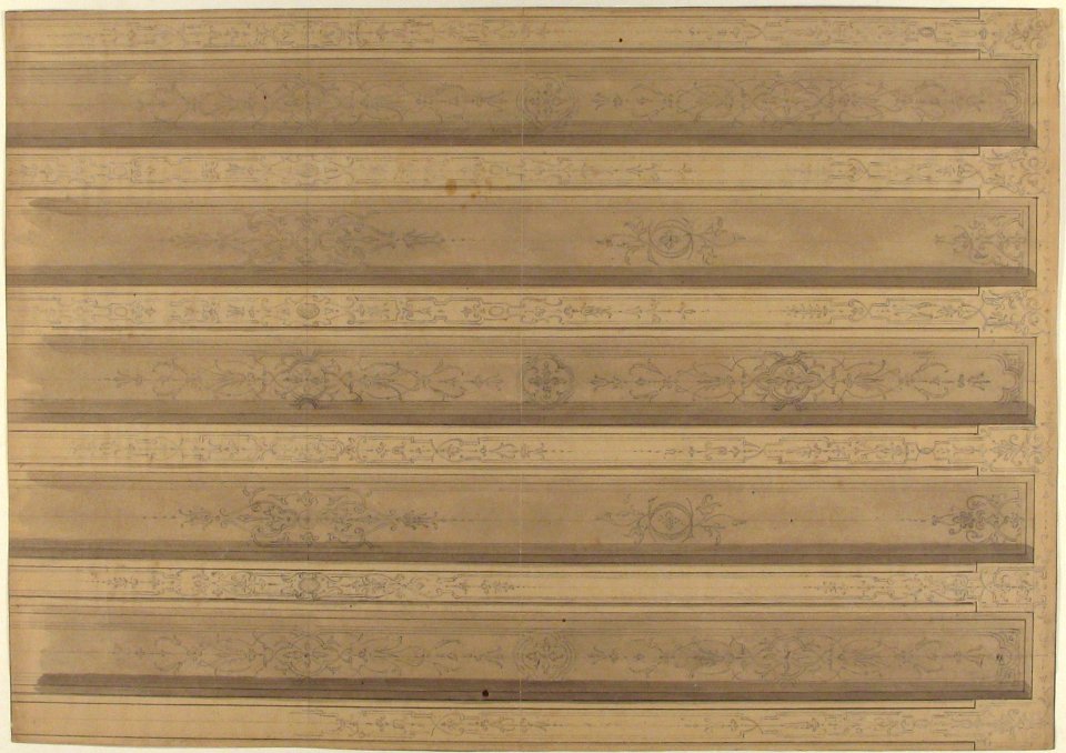 Design for Ceiling Decorations, Fontainebleau MET 67.827.129