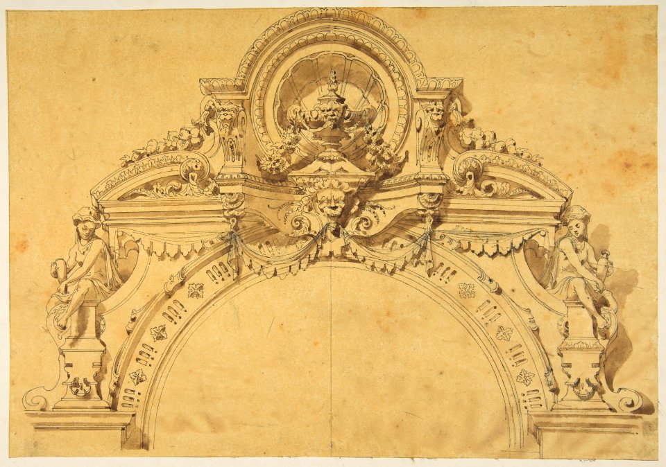 Design for an elaborate arch MET DP812362
