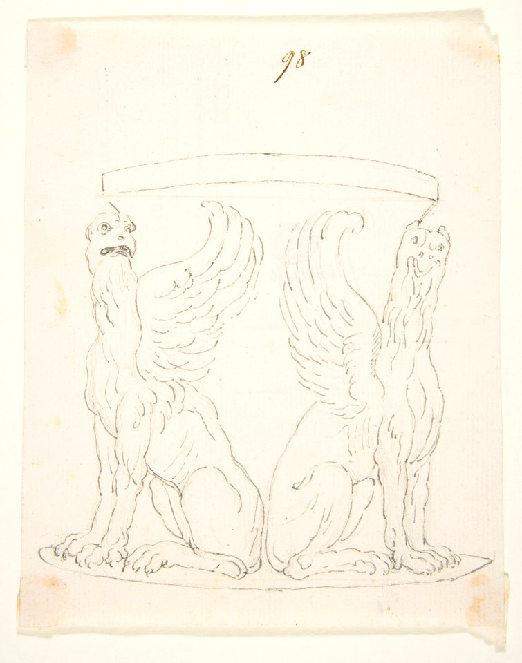 Design for a Vessel with Two Griffons MET DP812630