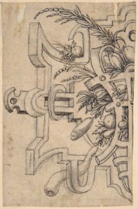 Design for a Vignette in Strap-Work MET DP801698