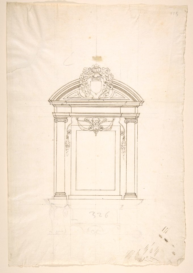 Design for a Wall Tomb MET DP810708