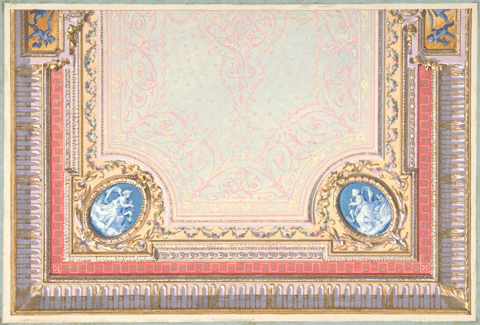Design for Bedroom Ceiling, Hôtel Hope MET DP806929