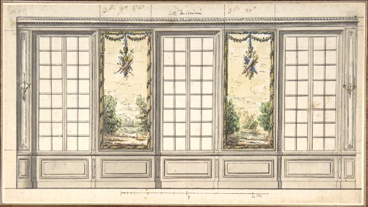 Design for a Windowed Wall with Decorative Panels MET DP808579