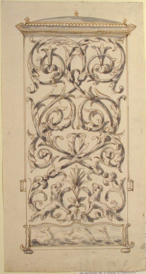 Design for Back of a Sedan Chair MET 67.650.2