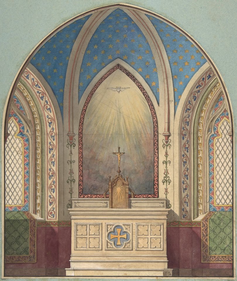 Design for Altar, Saint Clotilde MET DP806909