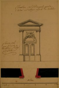Design for an Elevation of a Gateway, Abbey at Rebais (Seine et Marne) MET 1970.736.9