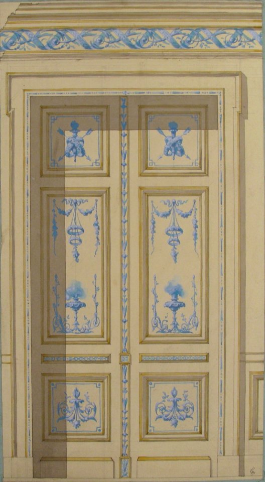 Design for Bedroom Doors, Hôtel de Jagan MET 67.827.58