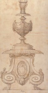 Design for Candlestick or for a Crucifix Base MET 55.660.3