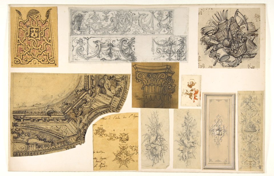Eleven designs for the painted decoration of interiors MET DP811443