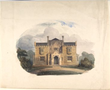 Design for a Tudoresque Villa, Elevation MET DP806217