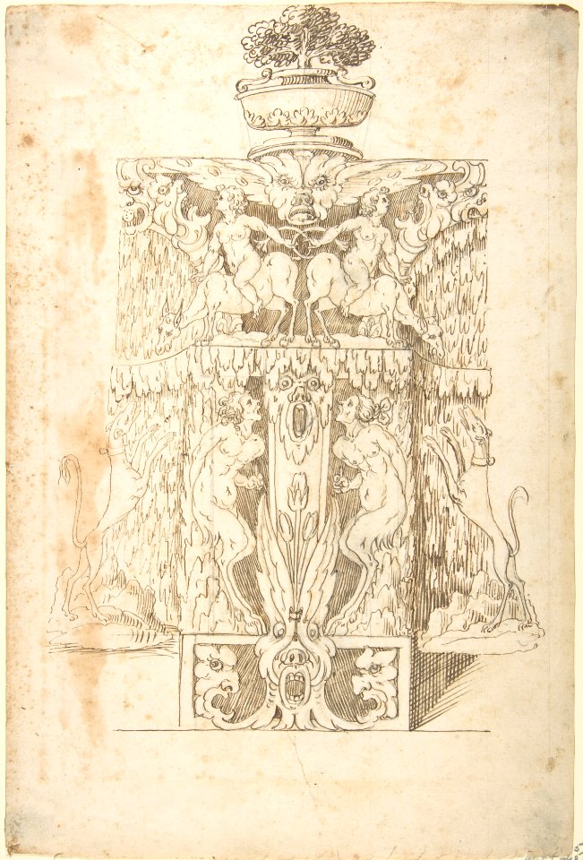 Design for a Wall Fountain MET DP803523