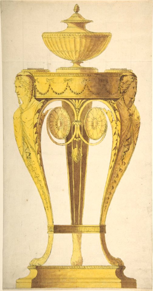 Design for a torchere or perfume burner MET DP805746