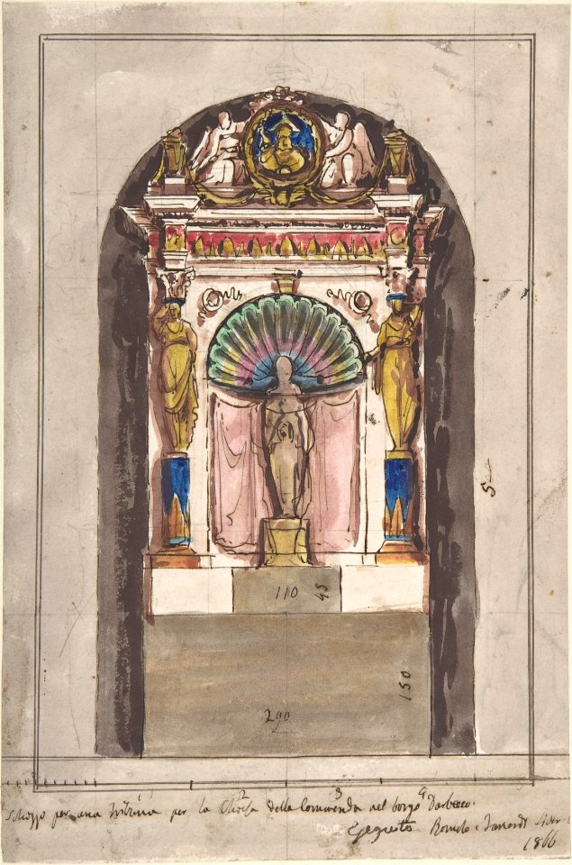 Design for a Tribune. MET DP804069