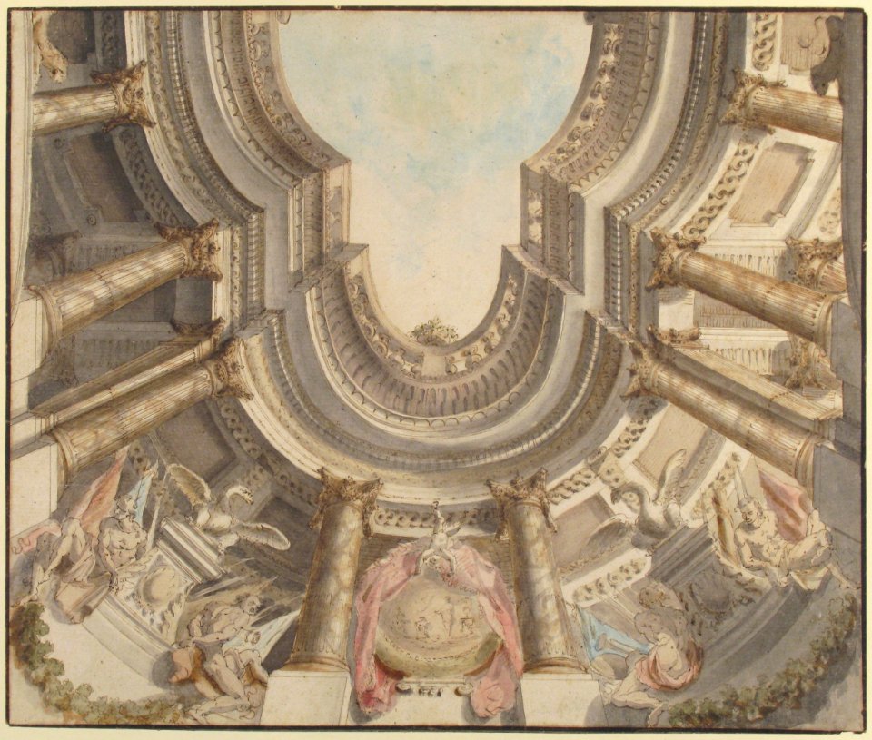 Design for a Trompe L'Oeil Ceiling MET 1971.513.55