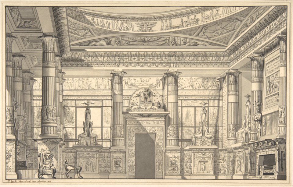 Design for an Egyptian-style Interior MET DP804663