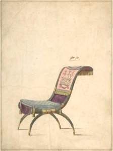 Design for an Empire Chair MET DP808756