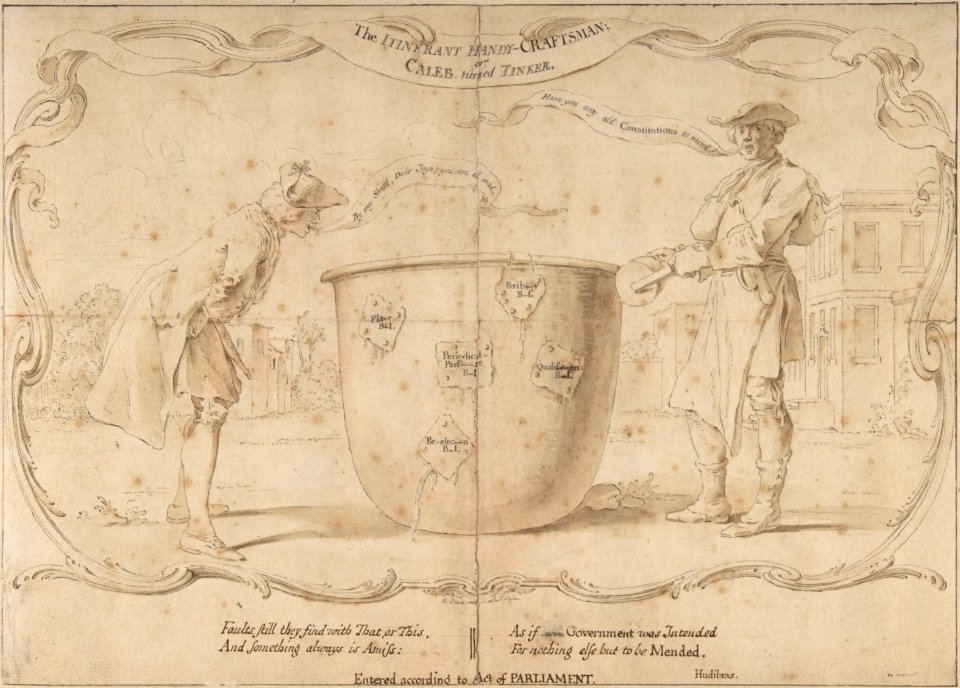 Design for an English Political Satire MET DP806462