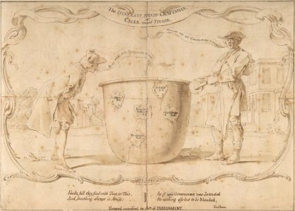 Design for an English Political Satire MET DP806462