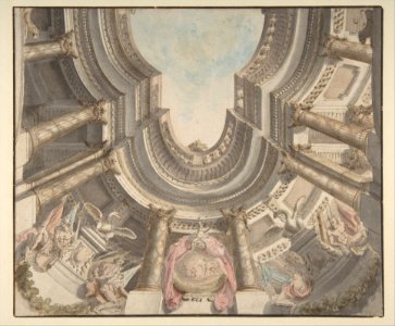Design for a Trompe L'Oeil Ceiling MET DP810615