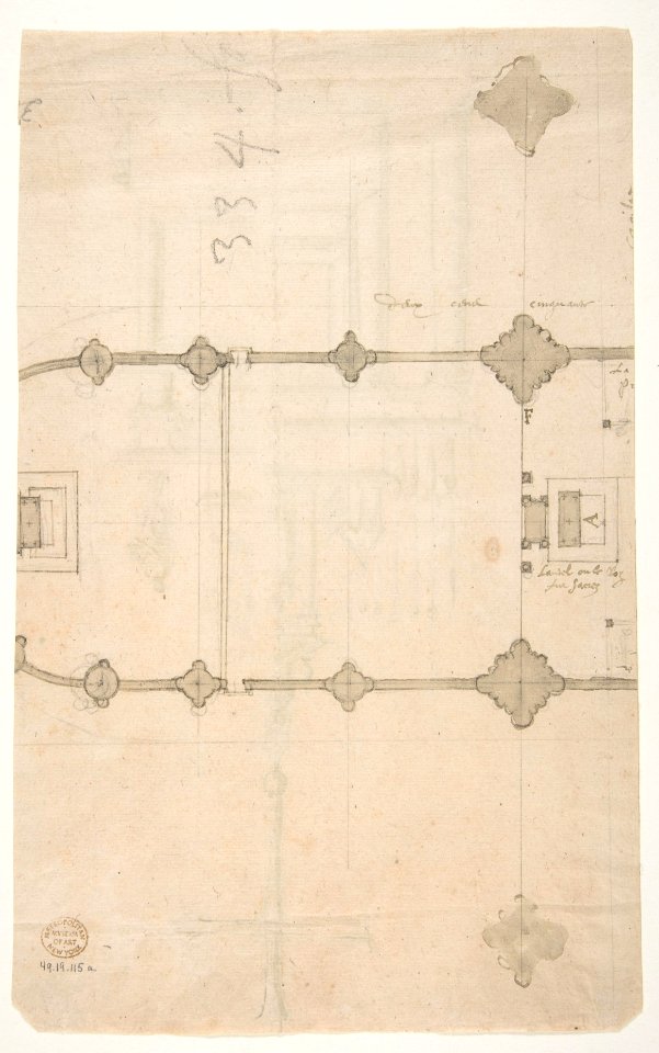 Elevation of a Main Altar with an Alternate Design MET DP810721